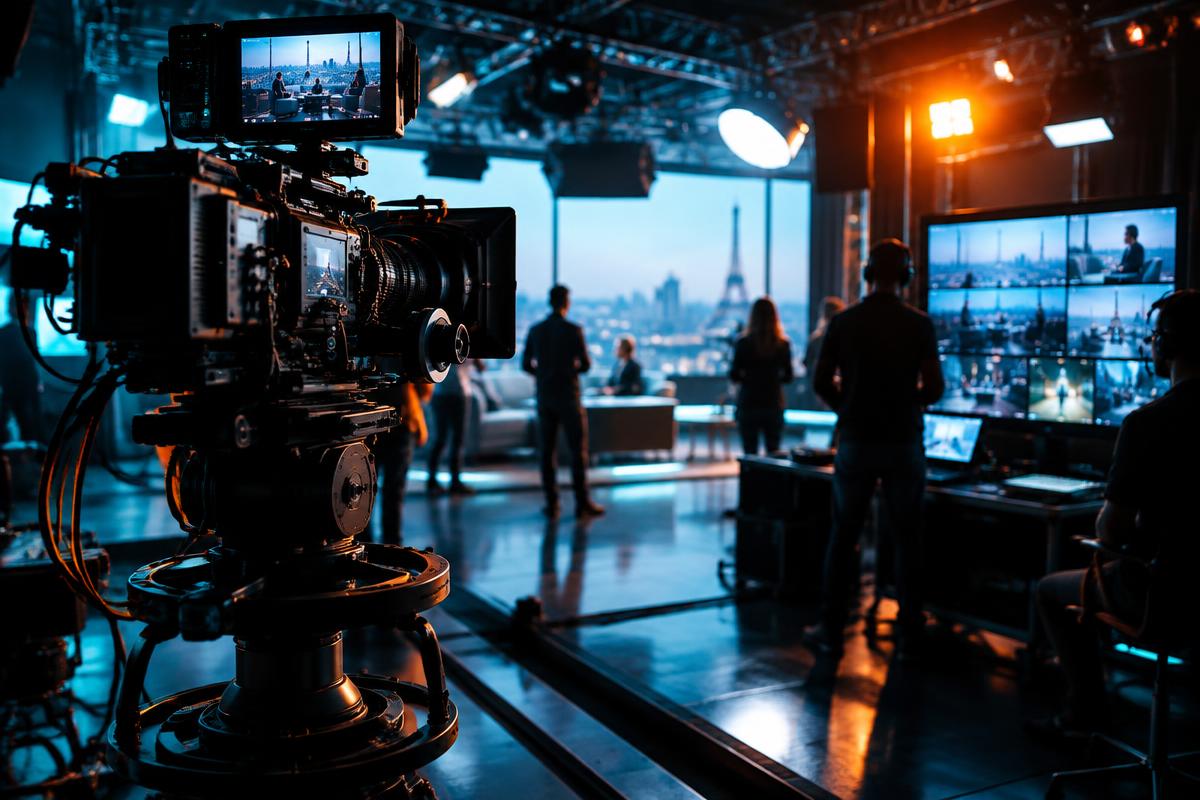 Plateau professionnel de production audiovisuelle